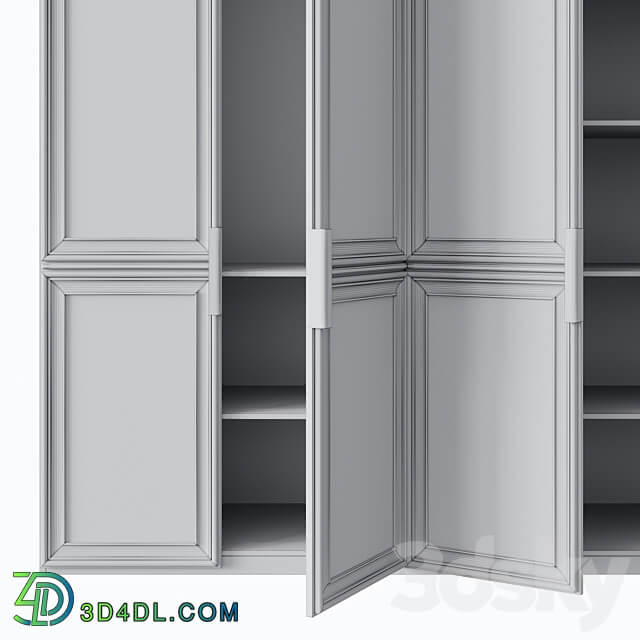 Wardrobe 010 Wardrobe Display cabinets 3D Models