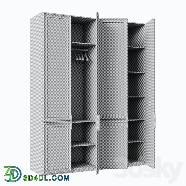 Wardrobe 010 Wardrobe Display cabinets 3D Models