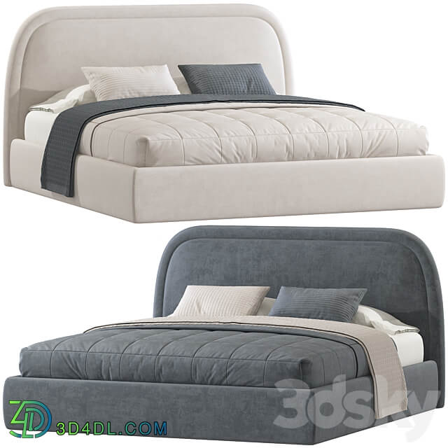 Double bed 150. Bed 3D Models