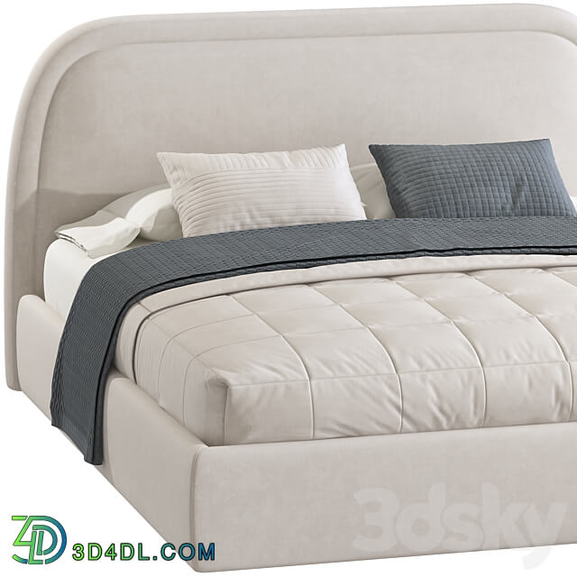 Double bed 150. Bed 3D Models