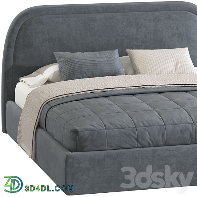 Double bed 150. Bed 3D Models