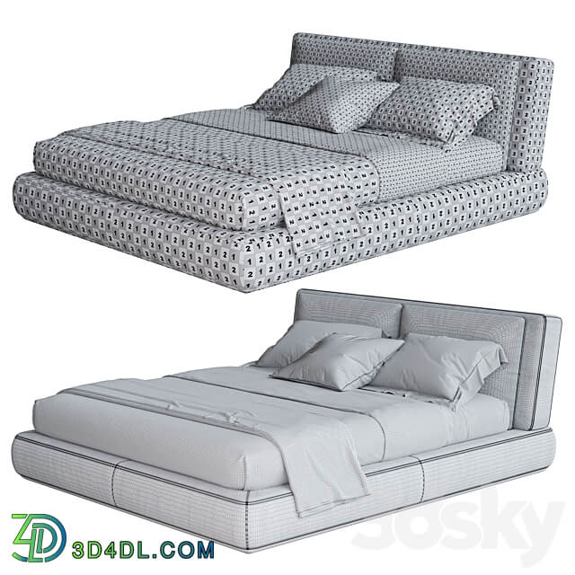 دانلود آبجکت Molteni Aldgate Bed Bed 3D Models | مرجع دانلود آبجکت ...