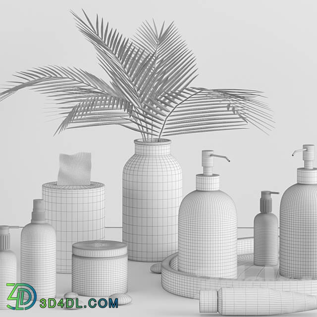 bathroom accessories set 59 3D Models