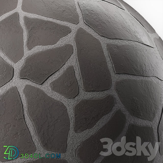 Floor Stone 02 PBR 4K PNG Seamless 3D Models