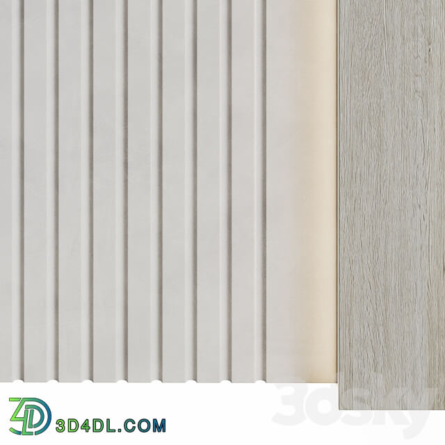 Decorative wall panels Wood 3 3D Models