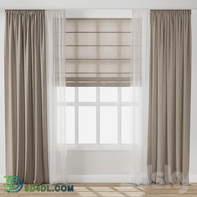 Curtain 172 3D Models