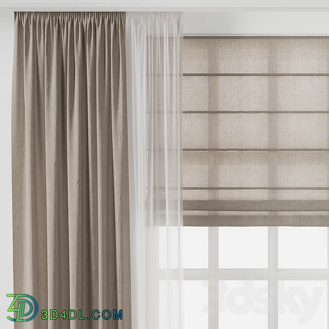 Curtain 172 3D Models