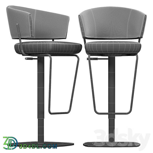 Bonaldo Bahia too bar chair 3D Models