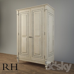 Wardrobe Display cabinets Restoration Hardware Jourdan Armoire 