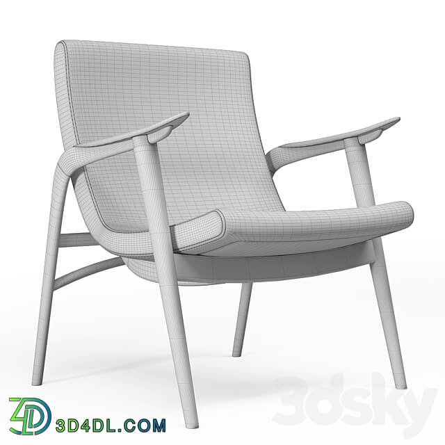 Sollos Armchair 150 Lounge by Jader Almeida 3D Models