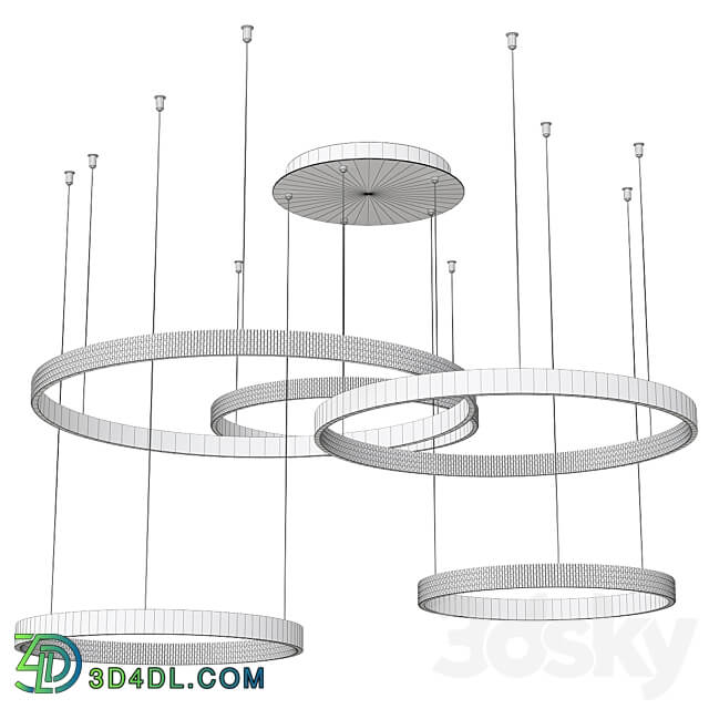 Eurosvet 90275 5 Smart Posh Pendant light 3D Models