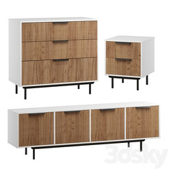 pedestals LEVANTE Sideboard Chest of drawer 3D Models 