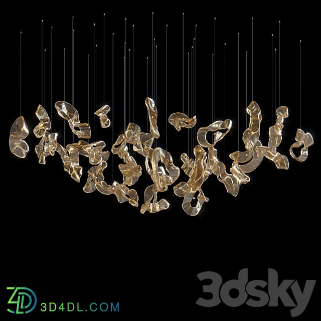 Light composition Vargov Design LC0232 Pendant light 3D Models