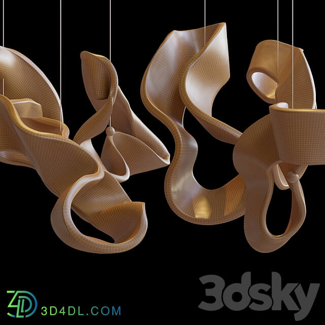 Light composition Vargov Design LC0232 Pendant light 3D Models