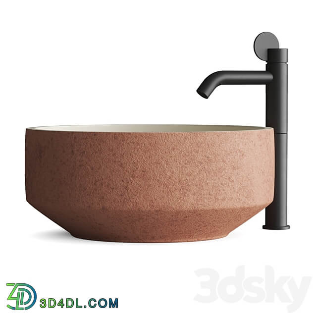 Agape Cenote Washbasins Lemon Taps 3D Models