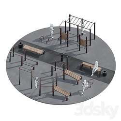 Workout area 3D Models 