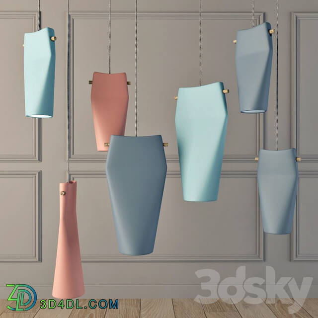 Miniforms Dent Pendant light 3D Models