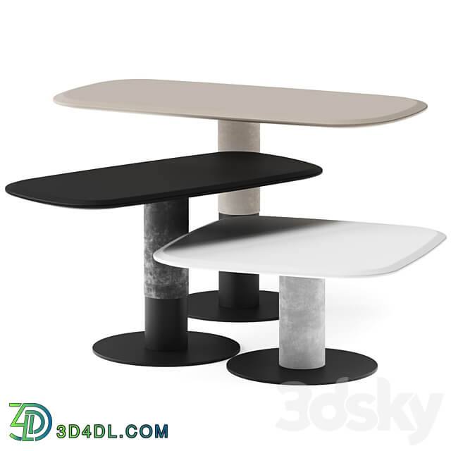 Art Nova Dynamic Coffee Tables 3D Models