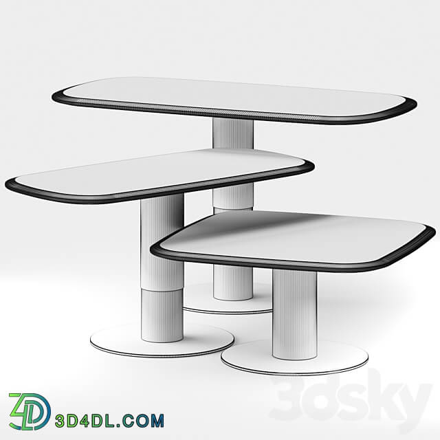 Art Nova Dynamic Coffee Tables 3D Models