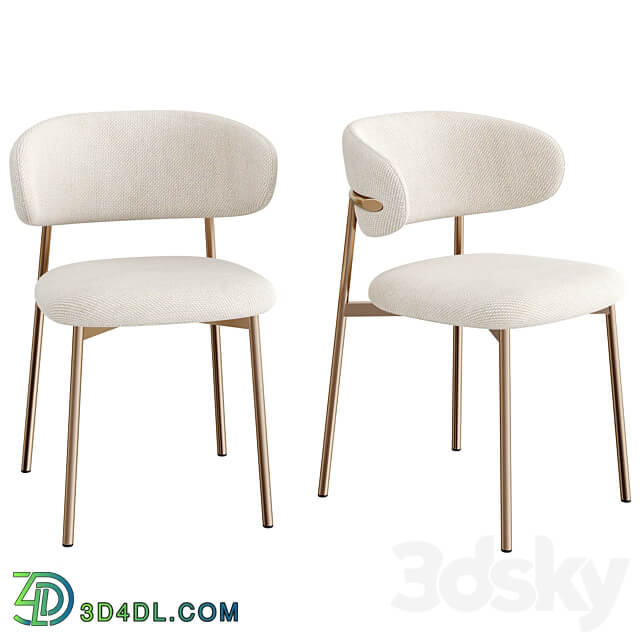 Dinning Set 75 Table Chair 3D Models