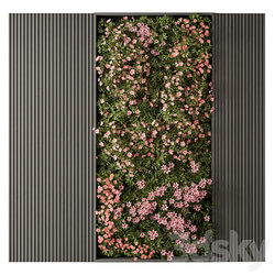 Flower Vertical Garden Wall Decor 62 Fitowall 3D Models 