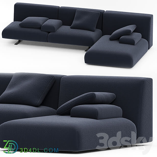 Paola Lenti MOVE Modular sofa N4 3D Models