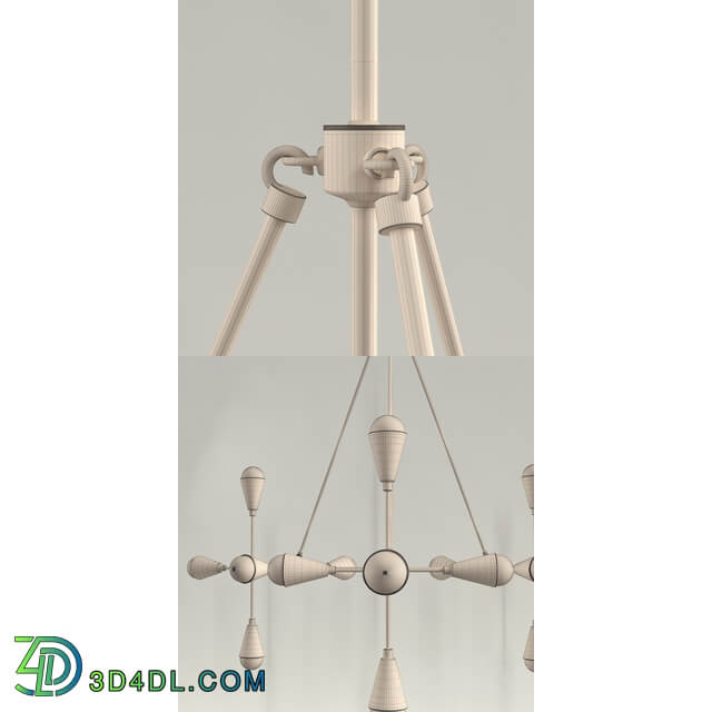 Apparatus Triad Lamp Pendant light 3D Models