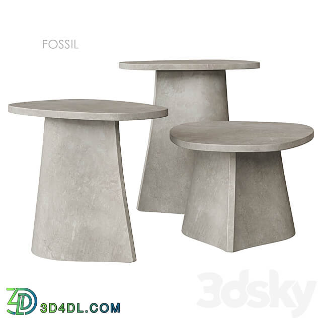 FOSSIL Table MDF Italia 3D Models