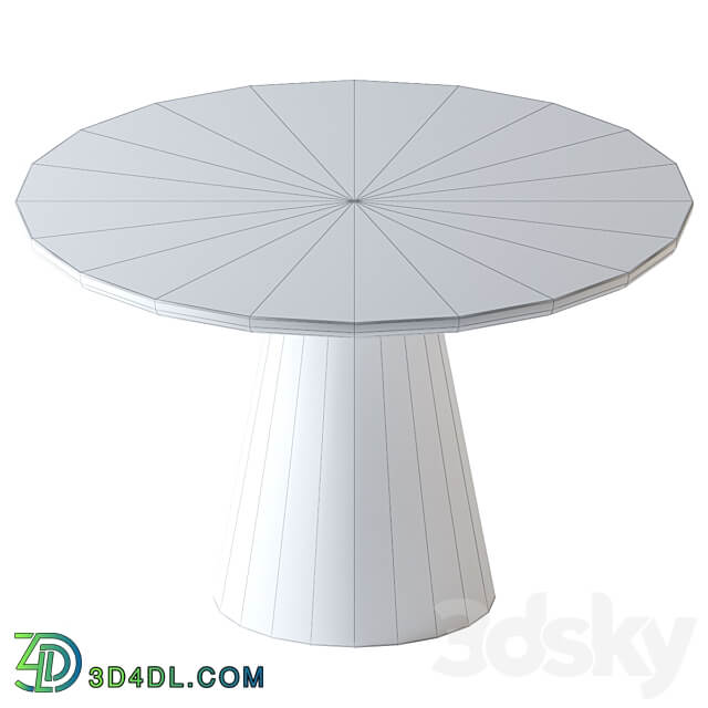 Table round Cone 3D Models