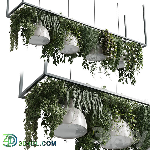 pot light pendant plant light hanging 08 Pendant light 3D Models