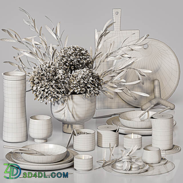 kitchen accessories 026 3D Models