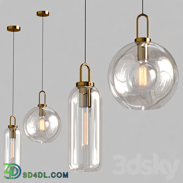 Design Lamps Gauss Pendant light 3D Models