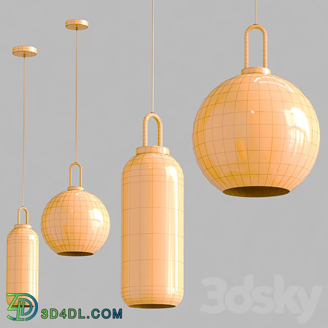 Design Lamps Gauss Pendant light 3D Models