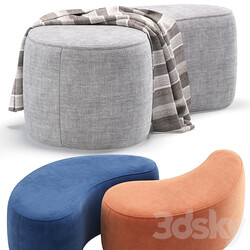 Pouffe Cork 7 Colors Version divan.ru 3D Models 