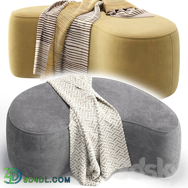 Pouffe Cork 7 Colors Version divan.ru 3D Models