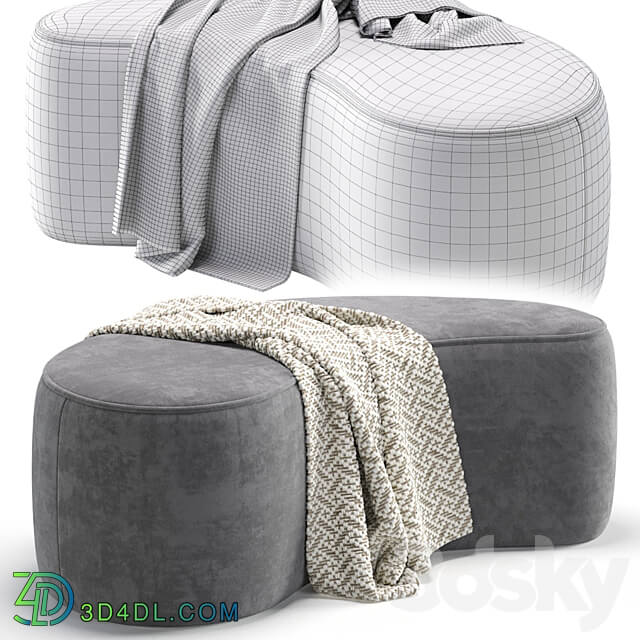 Pouffe Cork 7 Colors Version divan.ru 3D Models