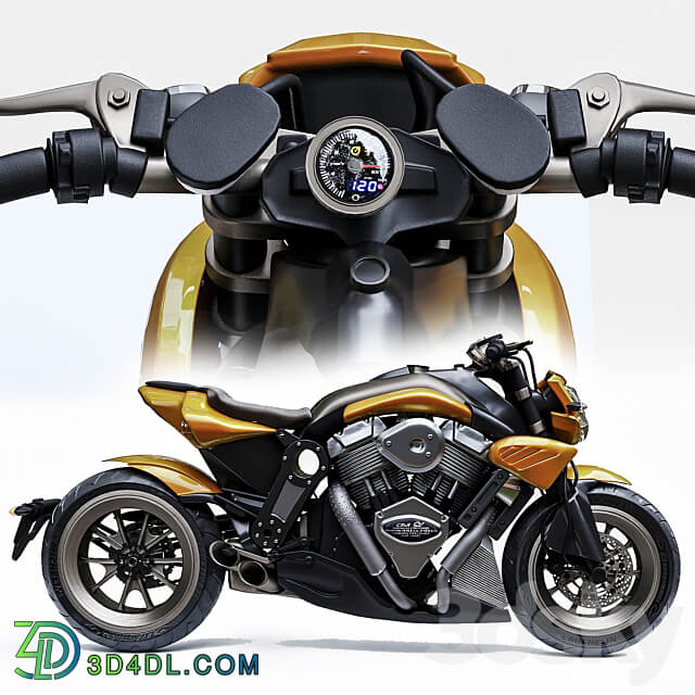 CR S Duu Motorcycles Start at 3D Models