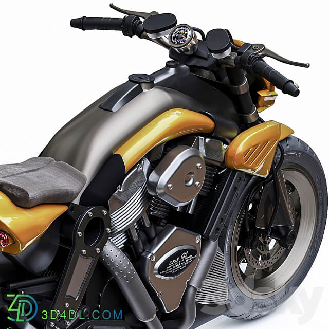 CR S Duu Motorcycles Start at 3D Models