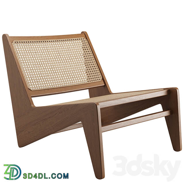 Pierre Jeanneret Kangaroo Armchair 3D Models