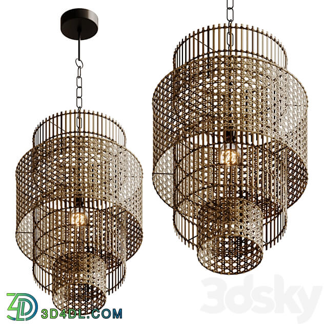 Wickham Suspension By Cyan Design Pendant light 3D Models