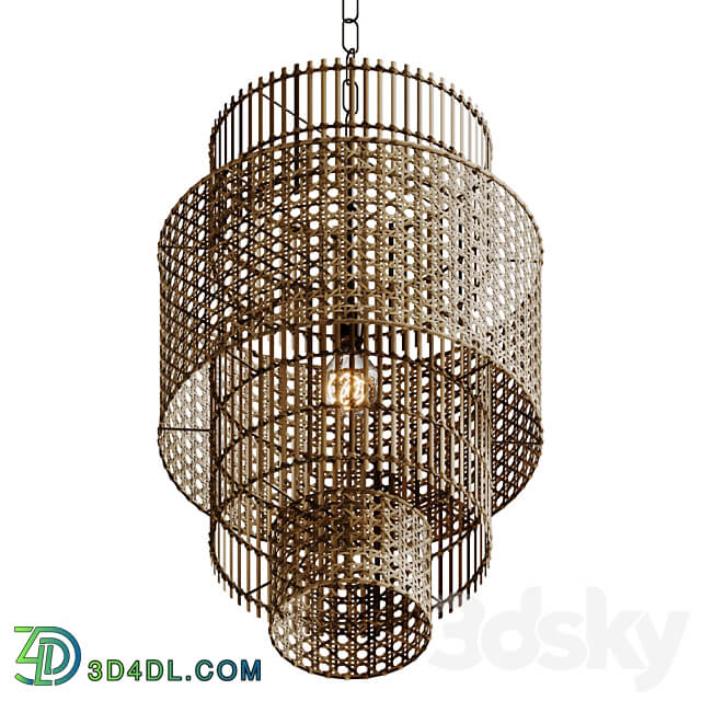 Wickham Suspension By Cyan Design Pendant light 3D Models