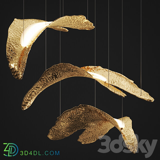 Hommes Leafus Pendant Lamps Pendant light 3D Models