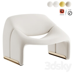 Groovy Lounge Chair for Artifort 3D Models 
