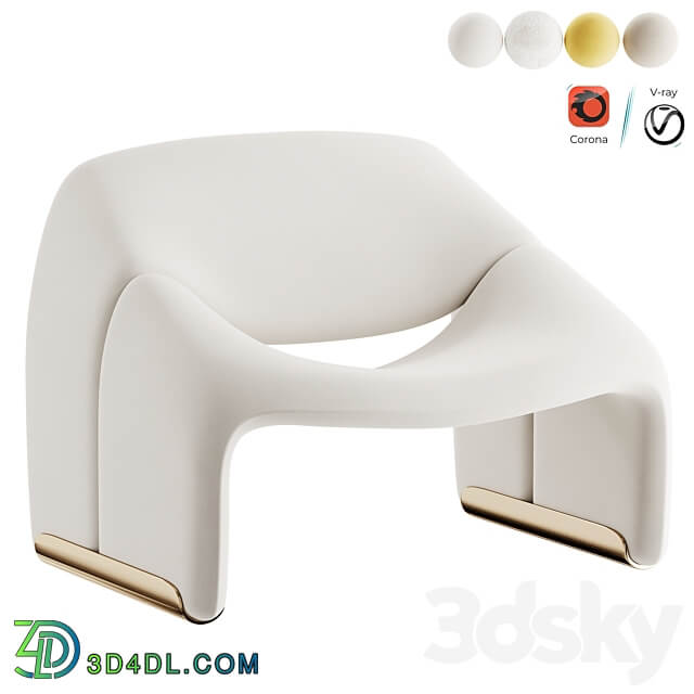 Groovy Lounge Chair for Artifort 3D Models