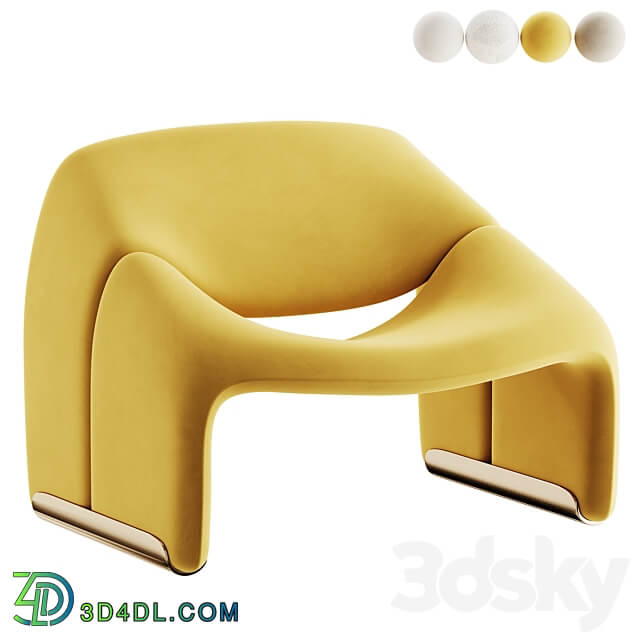 Groovy Lounge Chair for Artifort 3D Models