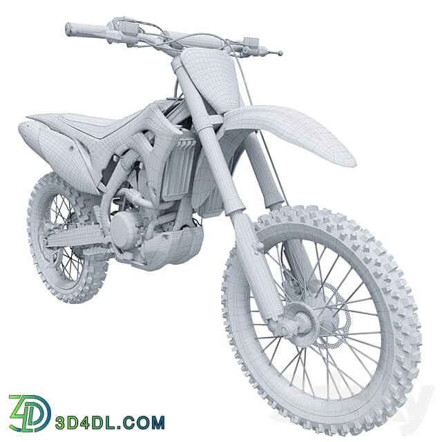 Kawasaki motorcycle 3D Models