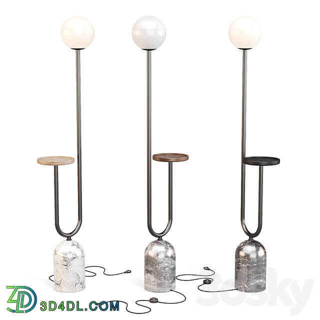 Porada Ekero Totem Floor Lamp 3D Models