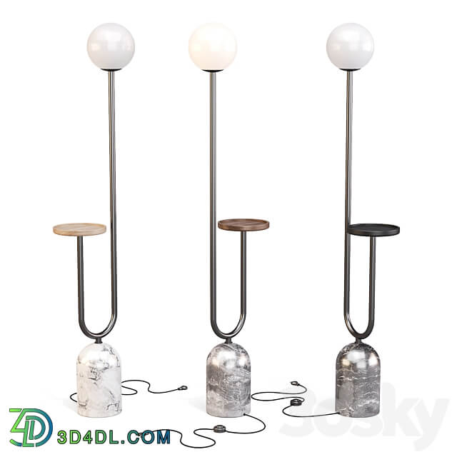 Porada Ekero Totem Floor Lamp 3D Models