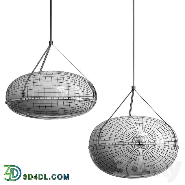 Iris Series Pendant light 3D Models