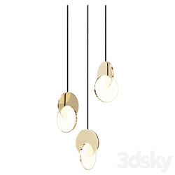 Chandelier Eclipse Chandelier Gold by Lee Broom lamp 